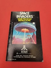 Space Invaders Atari 2600 Manual Only