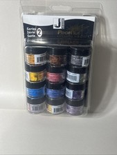 Jacquard PEARL EX Powder Powdered Pigments Series 2 Twelve Jars
