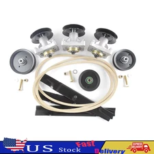 52Inch Ultimate Deck Rebuild Kit Spindles Pulleys Blades For Hustler Raptor