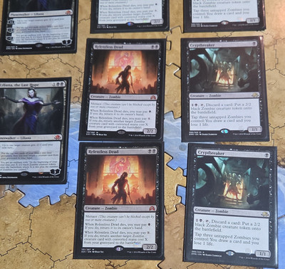 Magic: The Gathering Eldritch Moon Lot - Liliana, Relentless Dead, Cryptbreaker