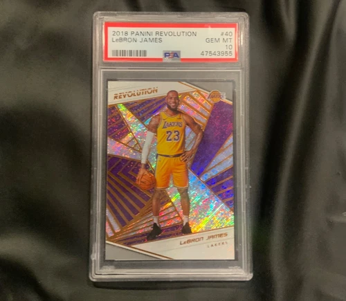 Basketball Card 2018-19 Panini Revolution - LeBron James #40 PSA 10