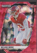 2025 Panini Prizm Draft Picks #4 Malachi Moore Prizms Red Ice