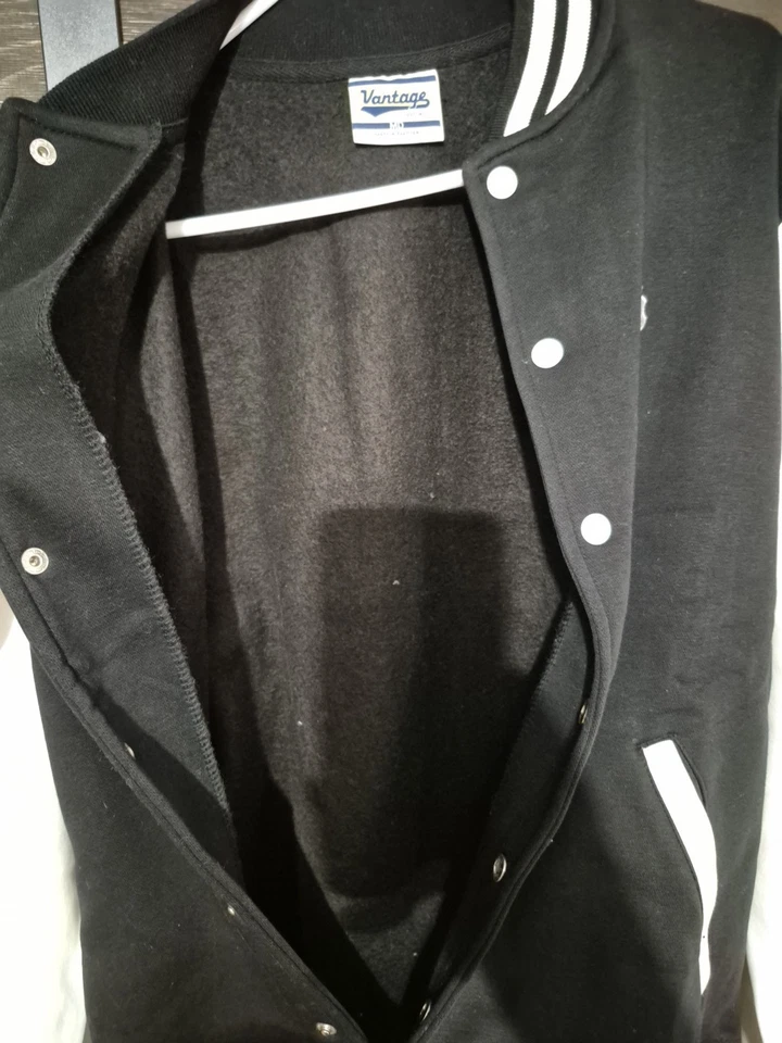 NWOT Vintage Apple Branded "Vantage" Letterman Varsity Jacket - Sz Med - Image 4 of 4