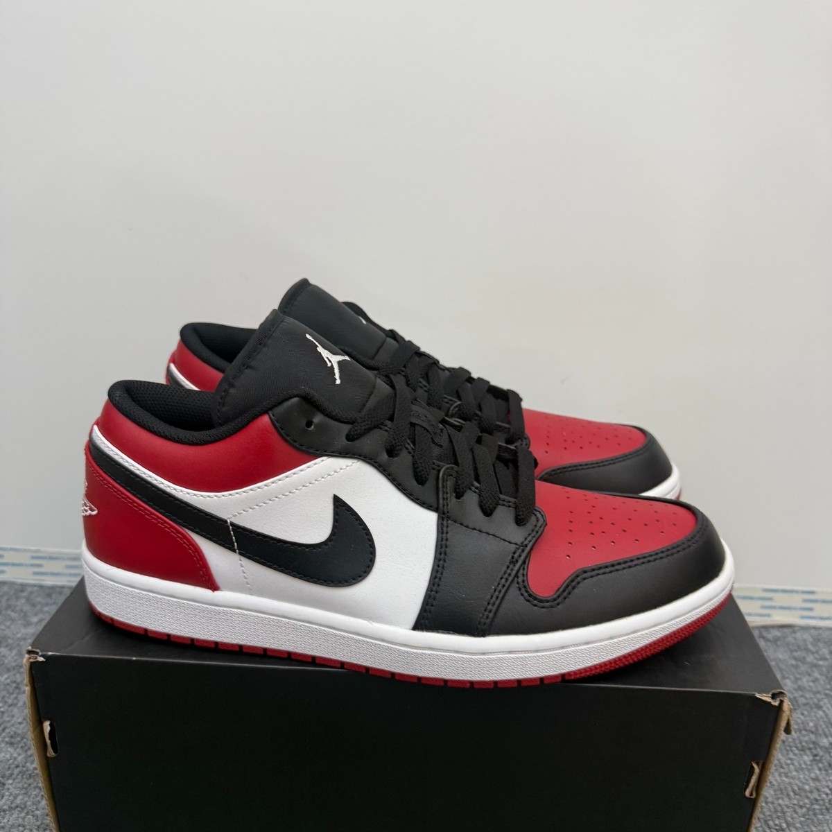 Size 9.5 - Jordan 1 Low Bred Toe for sale online | eBay