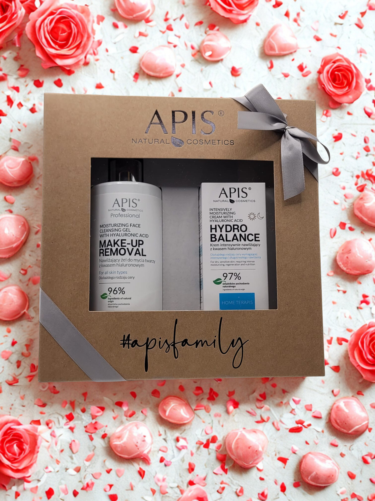 Apis Moisturising Gift Set | Hyaluronic Gel 300 ml & Hydro Balance Cream 50ml