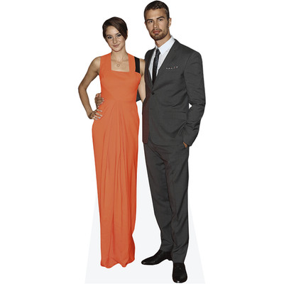 Shailene Woodley und Theo James (Duo) Mini Celebrity Cutout