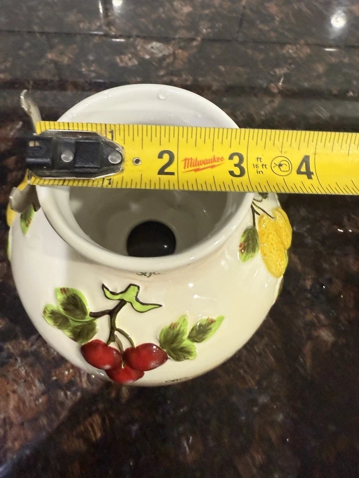 Домашний интерьер банка каппер абажур Topper фрукты лимоны и вишни - Изображение 2 из 4