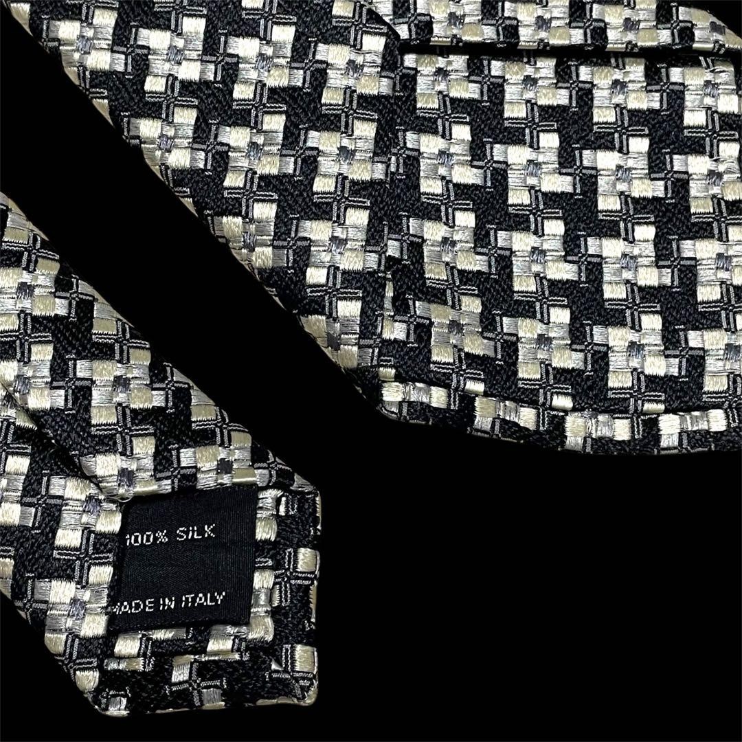TOM FORD Silk Jacquard Tie 2-Piece Set Silver Shiny | eBay