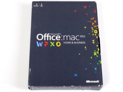 Microsoft X16-73756 Office:mac 2011 Home and Business DVD with License Key