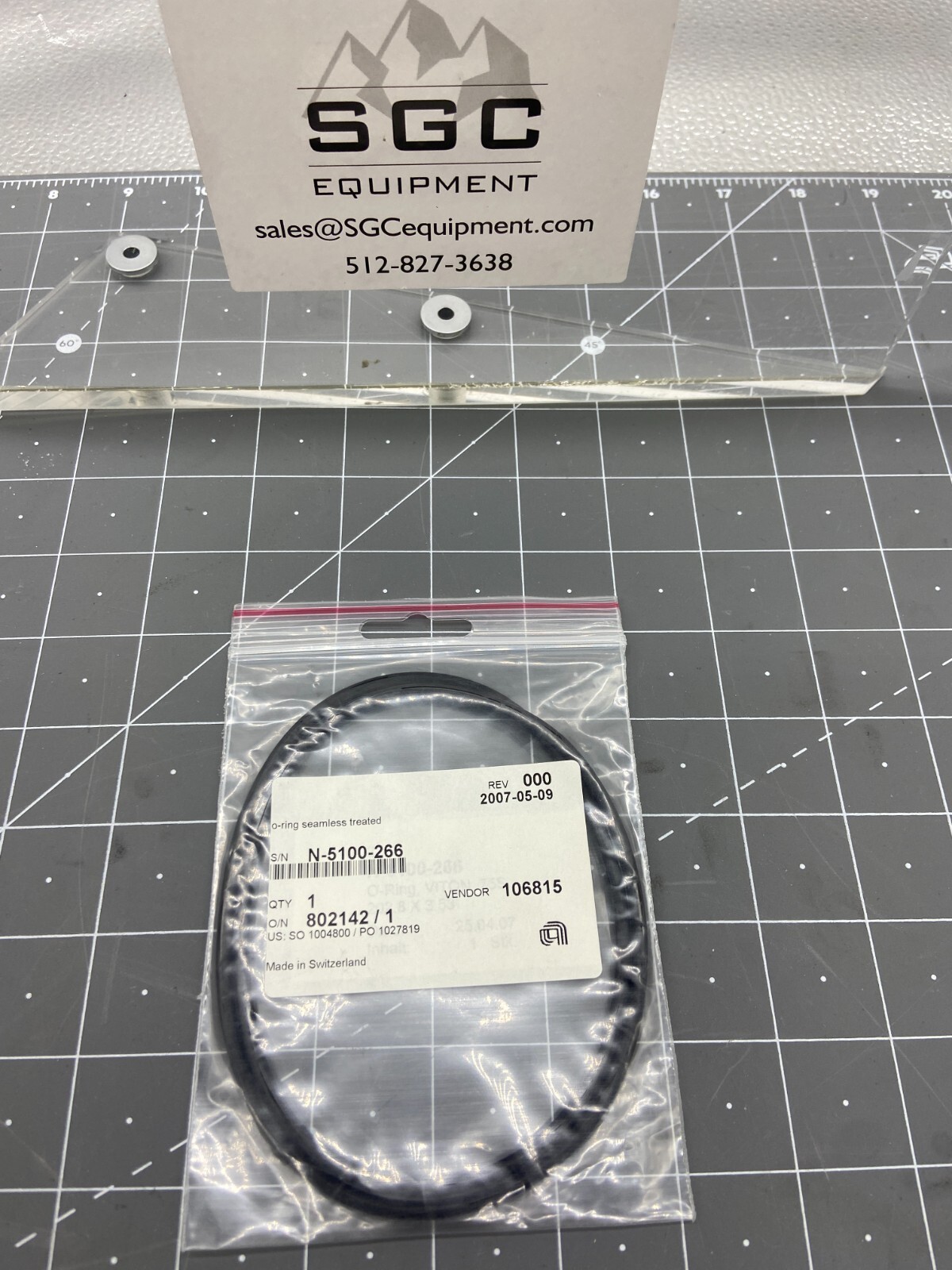 Applied Materials O-Ring Seamless Treated PN: 802142