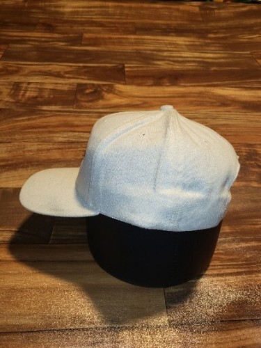 Vintage New York Jets NFL Sports White Plain Logo Strapback Hat Vtg Cap - Picture 3 of 10