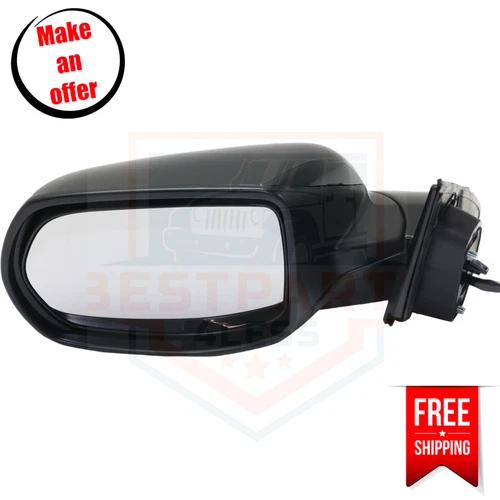 Kool Vue HO67EL-1 Mirror Power Glass Left Side for 2017-2022 Honda HR-V