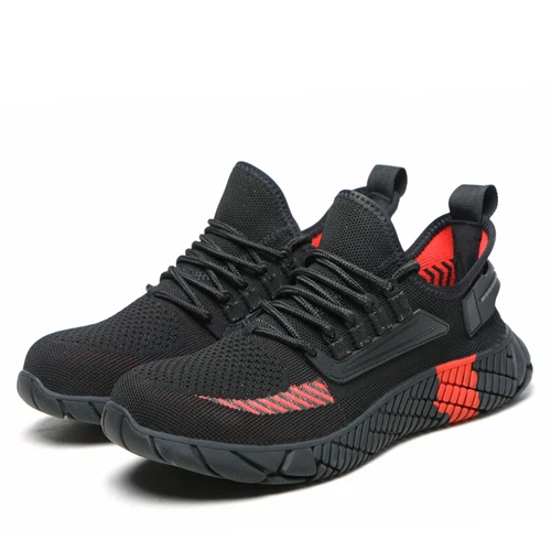 Damen-Sicherheitsschuhe Stahlkappe antistatisch leicht Stiefel Arbeit rutschfeste Turnschuhe - Bild 17 von 28