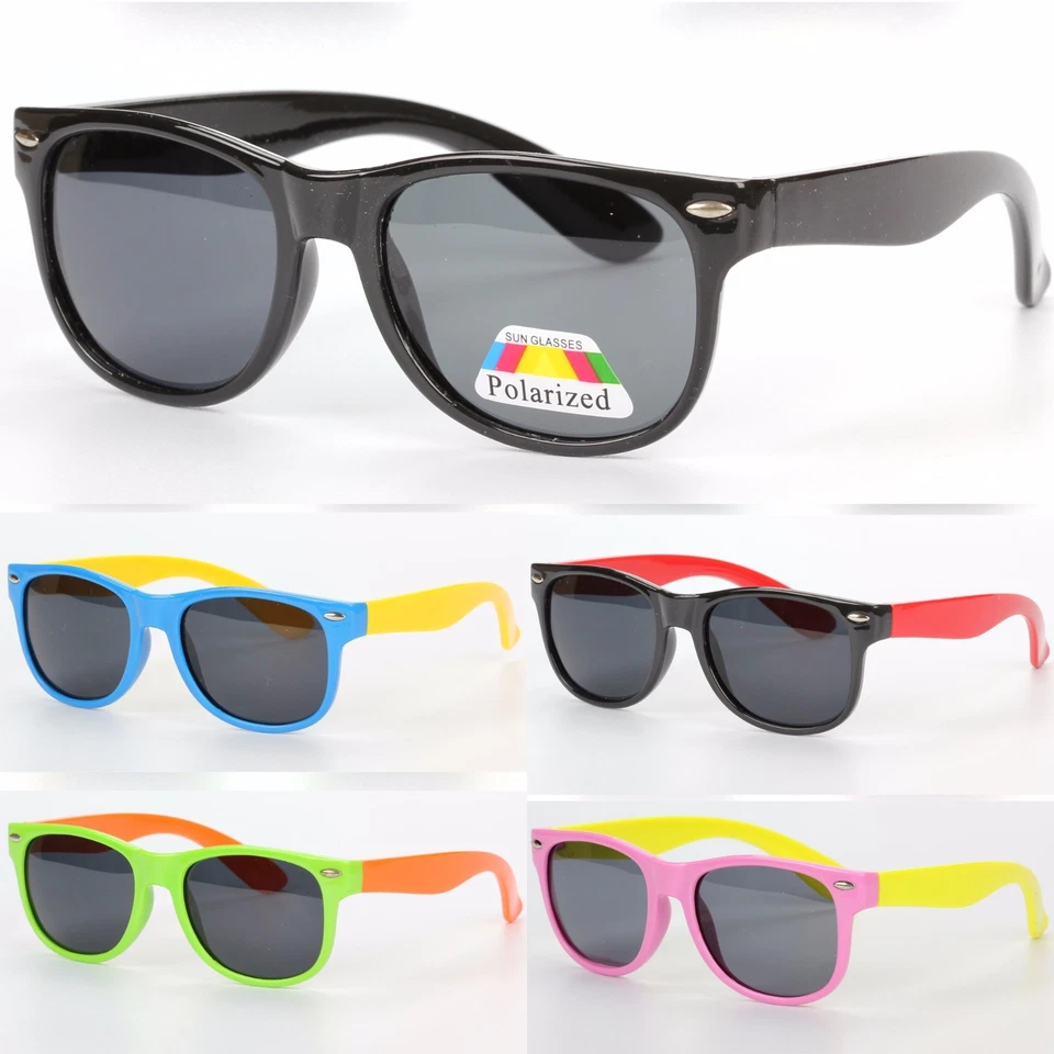 Children Kids Square Classic Polarized Sunglasses Boys Girls UV400 Protection - Image 1 of 1