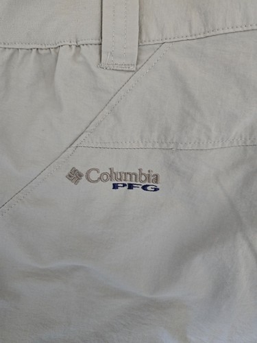 Columbia PFG Roll Up Pants Women's Medium Beige Omni Shade Hiking Outdoors - Picture 8 of 11