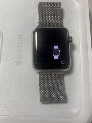 Apple Watch - (値下げ！)Applewatch初代stainless steel38mm Apple Watch 1st Series 38mm Stainless Steel Case Silver Milanese