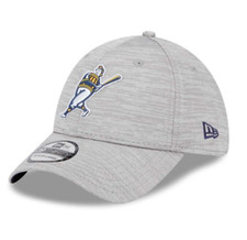 New Era Men's Milwaukee Brewers Clubhouse 39Thirty Flexfit Hat Medium/Large NEW