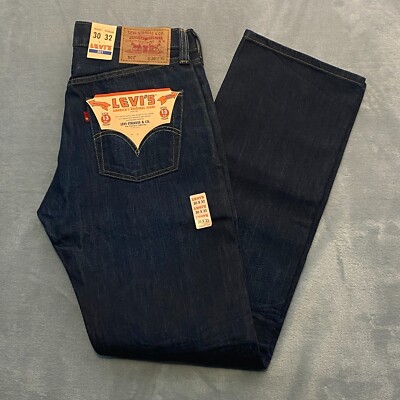 Vintage NOS Levis 501 Jeans Men 30x32 Indigo Rigid 13oz