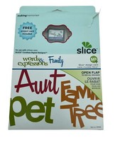 2009 Making Memories Family Word Expressions Slice Design Card  Booklet EUC