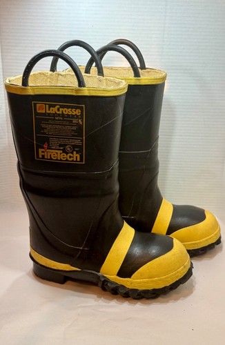 Bottes de pompier bout acier LaCrosse FireTech taille M 6 W 8 large modèle 11124 - Photo 3/20