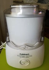 Cuisinart 1.5 Quart Frozen Yogurt Ice Cream Maker Quick & Easy! Complete 