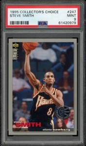1995 Upper Deck Collector's Choice Basketball Steve Smith #247 PSA 9