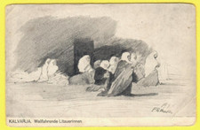 CALVARIO. PC PEREGRINACIONES DE PROFESORES VINTAGE. 1919