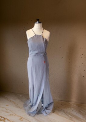 Glamorous Grey Chi Chi Party cruise bridesmaid dress  Size 10