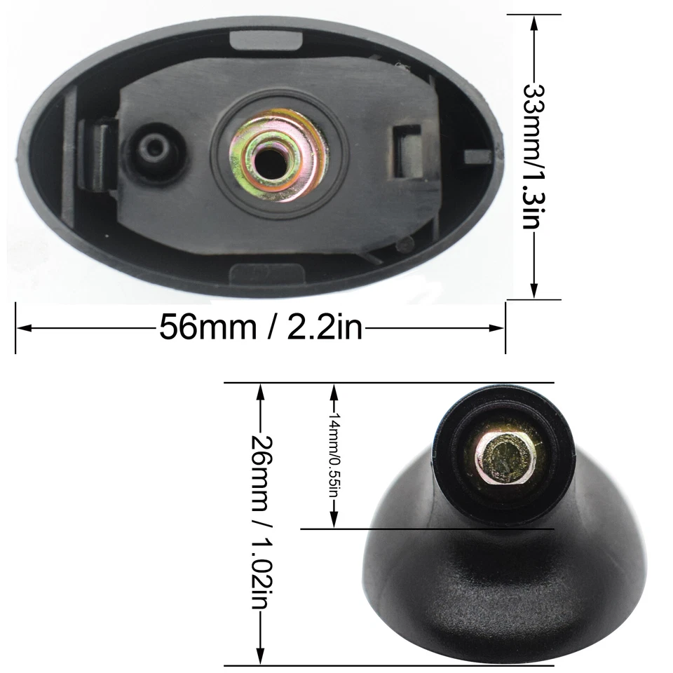 Base antena aérea radio coche Ford Focus 1998-2011 Mercury Cougar 1998-2002 Foto 2 de 4