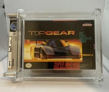 Top Gear (SNES 1992) Factory Sealed WATA Graded 9.2 Seal A+