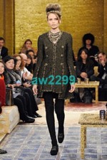 CHANEL NEW PRE-FALL 11A PARIS BYZANCE GRIPOIX  RUNWAY COAT JACKET 36 NEW