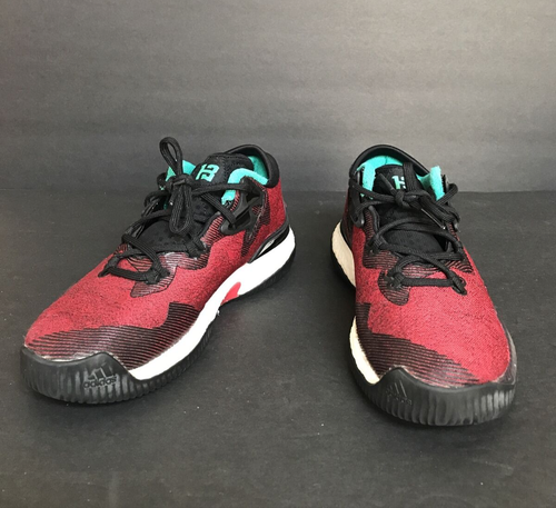 Adidas Crazylight Boost Low 2016 GS Size 5 RED/BLACK Basketball Shoes