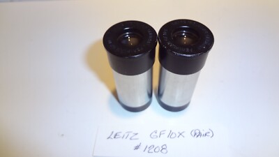 E. LEITZ PAIRED EYEPIECES GF10X **FULLY TESTED** (1208)