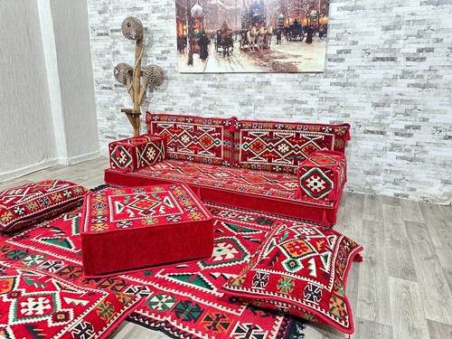 Orientalische Sitzecke, Orientalisches Sofa, Sitzkissen, Terrassen-Palettensofa - Bild 7 von 7