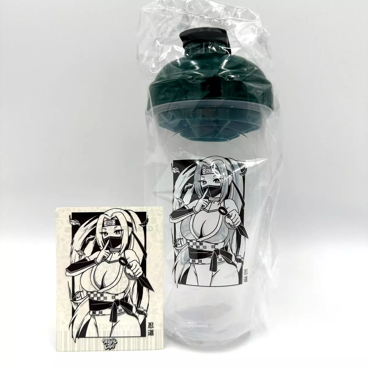 GamerSupps GG Waifu Cup S4.10 SHINOBI - Limited Edition Shaker & Sticker - NEW