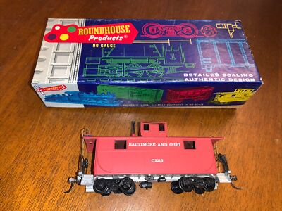 Roundhouse HO Scale Kit#3475 Baltimore & Ohio Caboose C2216 LN W/KD s