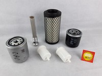 Filter Set (Groß) Passend FüR Kubota Bx 22 ÖL Luft Kraftstoff Hydraulik