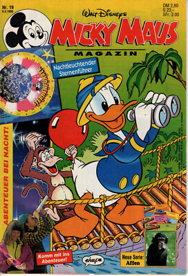 Micky Maus Heft Nr. 19  6. 5. 1993 Walt Disney Egmont Ehapa Verlag GmbH