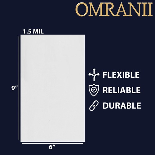 1,5Mil 6" X 9" | Sacchetti in polietilene piatti trasparenti LDPE, flessibili e durevoli | Sacchetti multipli - Foto 18 di 18