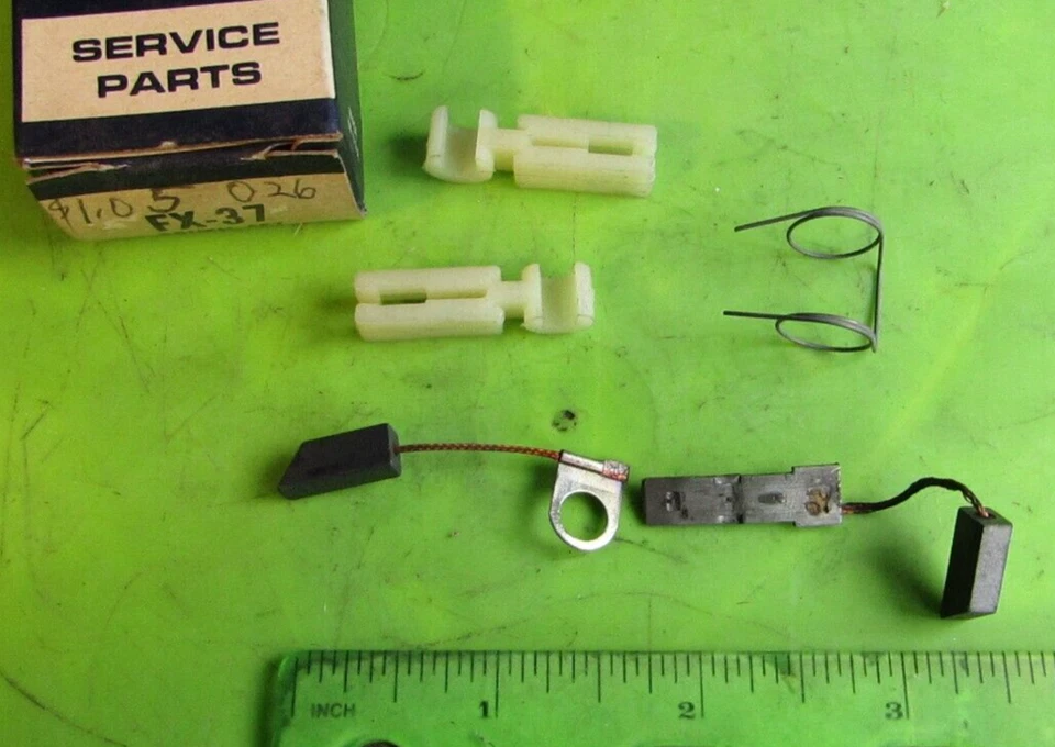 1963-1964 Ford Falcon & Thunderbird Alternator  Brush Set p/n FX-37 C3SZ-10347B - Image 2 of 2