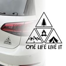 One Life Live It | Auto Aufkleber | Berge | Hiking | Wandern Camping Sticker 425