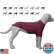 LoveLongLong Spring Summer Cooling Dog T-Shirt with UV Protection and Moistur
