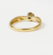 Solitär Ring, 750 Gold, 18 Karat, Brillant 0,36 Carat, Ringgröße 62
