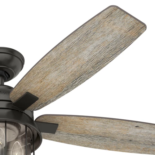 Hunter 52" Coral Bay Outdoor Ceiling Fan w/ LED Light & Remote Rustic Farmhouse - Picture 11 of 12