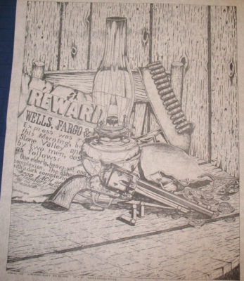 #ad #ad * ARTEX 2224 A REWARD WELLS FARGO FRONTIER LEGACY GUN HOLSTER Picture tri chem $26.50