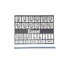 Eckon EA7 4mm speed restriction sign kit