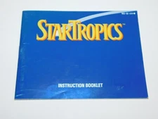 STAR TROPICS ~ NINTENDO 1990 NES ~ Game Instruction MANUAL + RARE LETTER INSERT