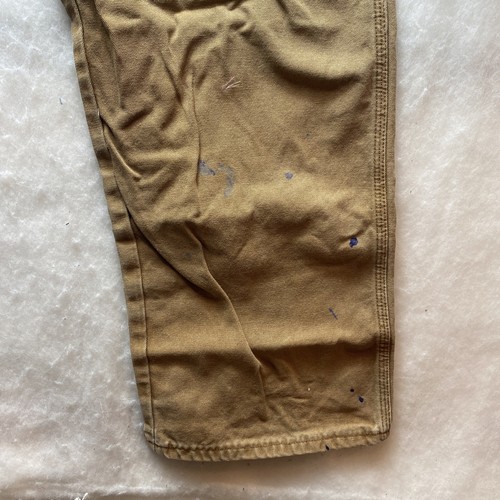 Dickies Mens Pants 44x30 Canvas Carpenter Heavy Duty Thick Work Brown 1939RBD - Picture 7 of 15