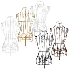 Metall Schneiderpuppe Schneider Büste höhenverstellbar weiß gold braun schwarz