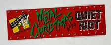 MTV / Quiet Riot -  Metal Christmas Promo (Bumper) Sticker 1984